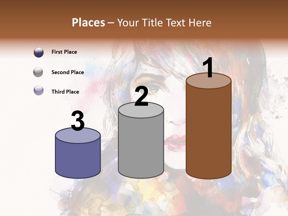 Face Artist Eye PowerPoint Template