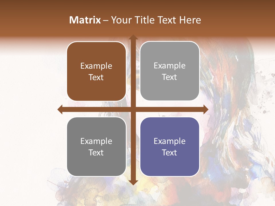 Face Artist Eye PowerPoint Template