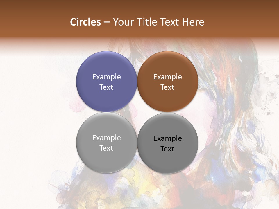 Face Artist Eye PowerPoint Template