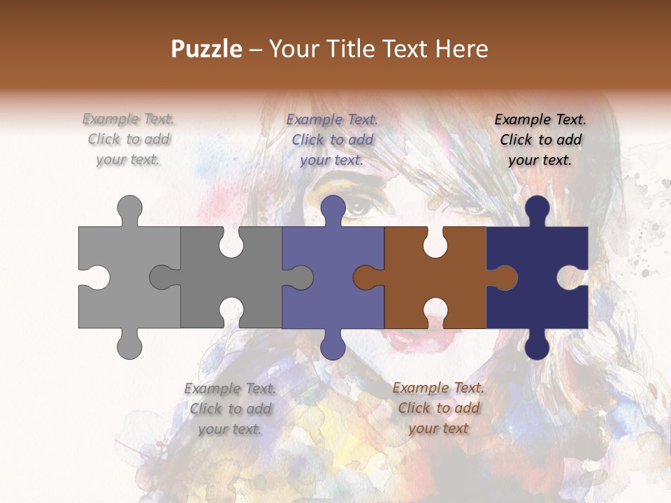 Face Artist Eye PowerPoint Template