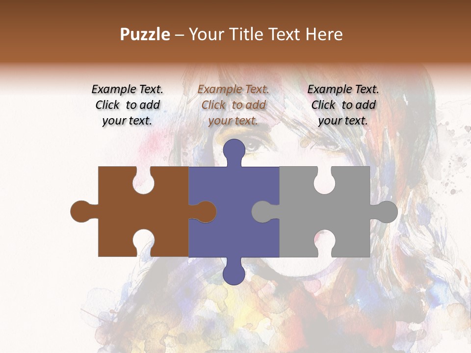 Face Artist Eye PowerPoint Template