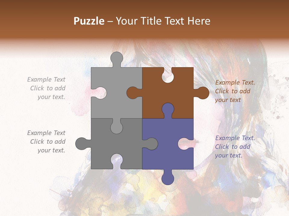 Face Artist Eye PowerPoint Template