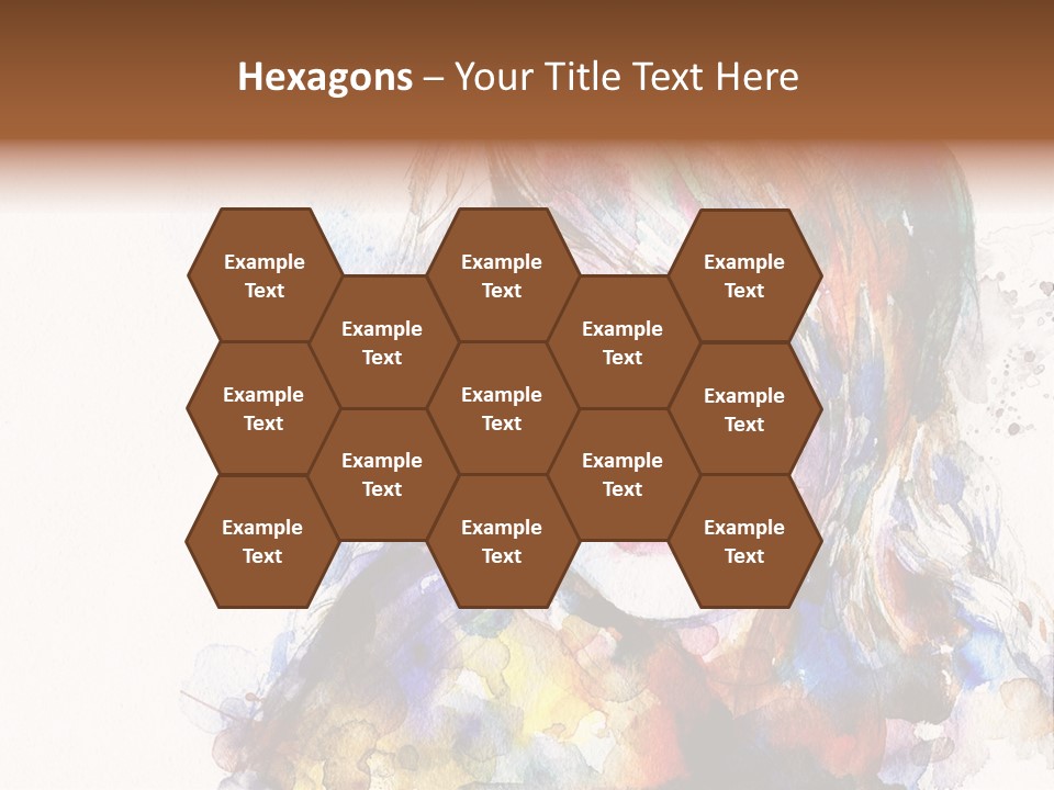 Face Artist Eye PowerPoint Template