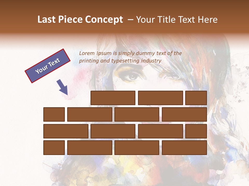 Face Artist Eye PowerPoint Template