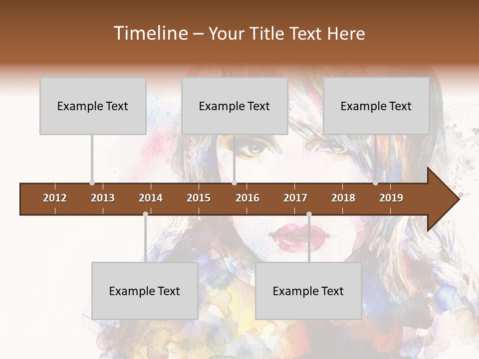 Face Artist Eye PowerPoint Template
