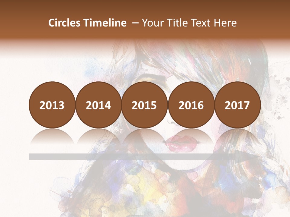 Face Artist Eye PowerPoint Template