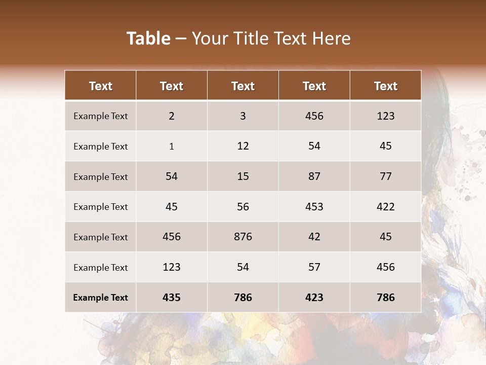 Face Artist Eye PowerPoint Template