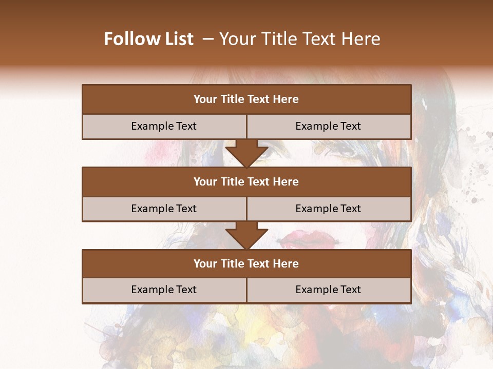 Face Artist Eye PowerPoint Template