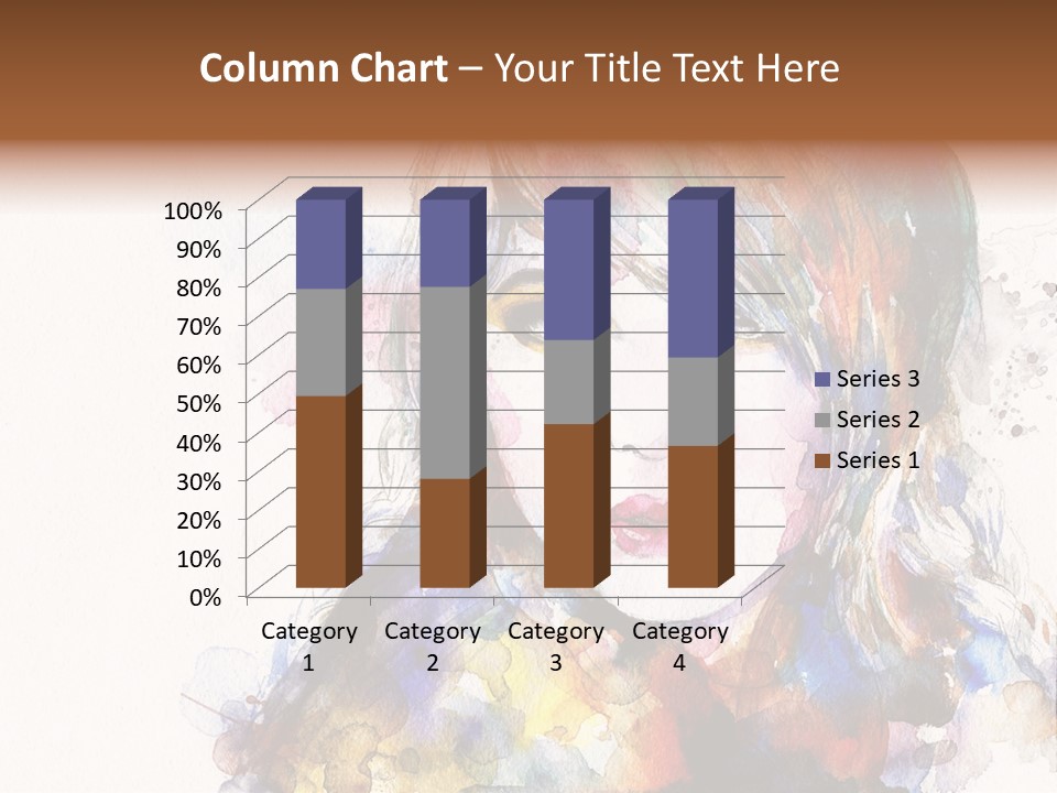 Face Artist Eye PowerPoint Template