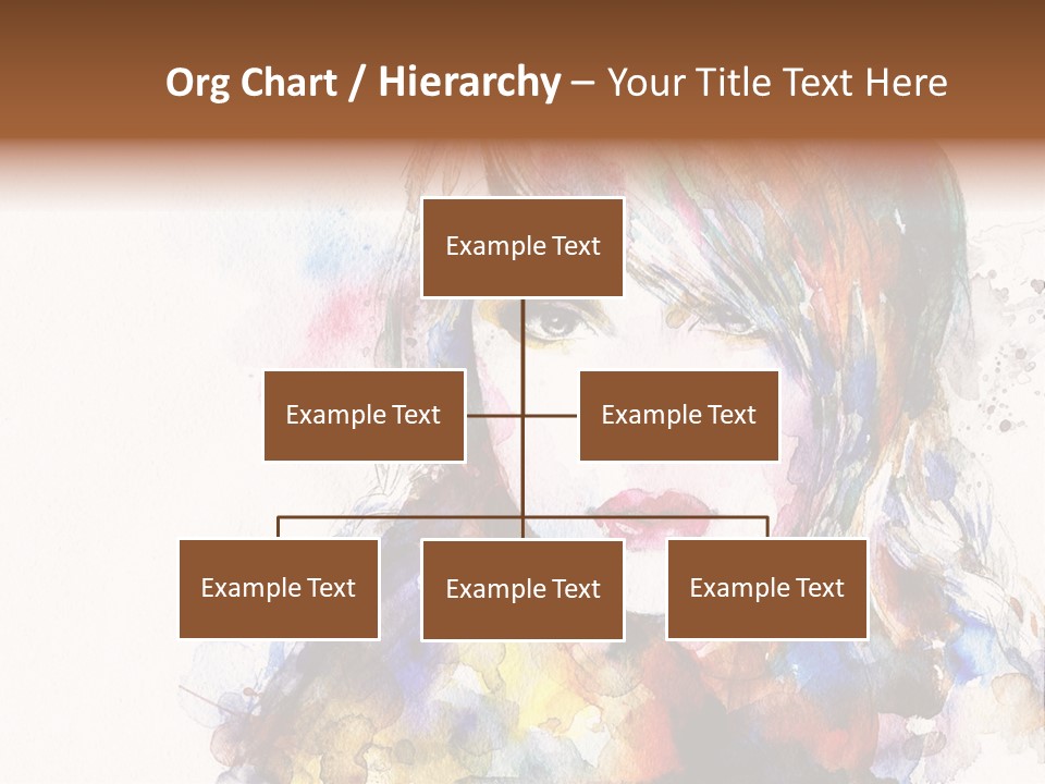 Face Artist Eye PowerPoint Template