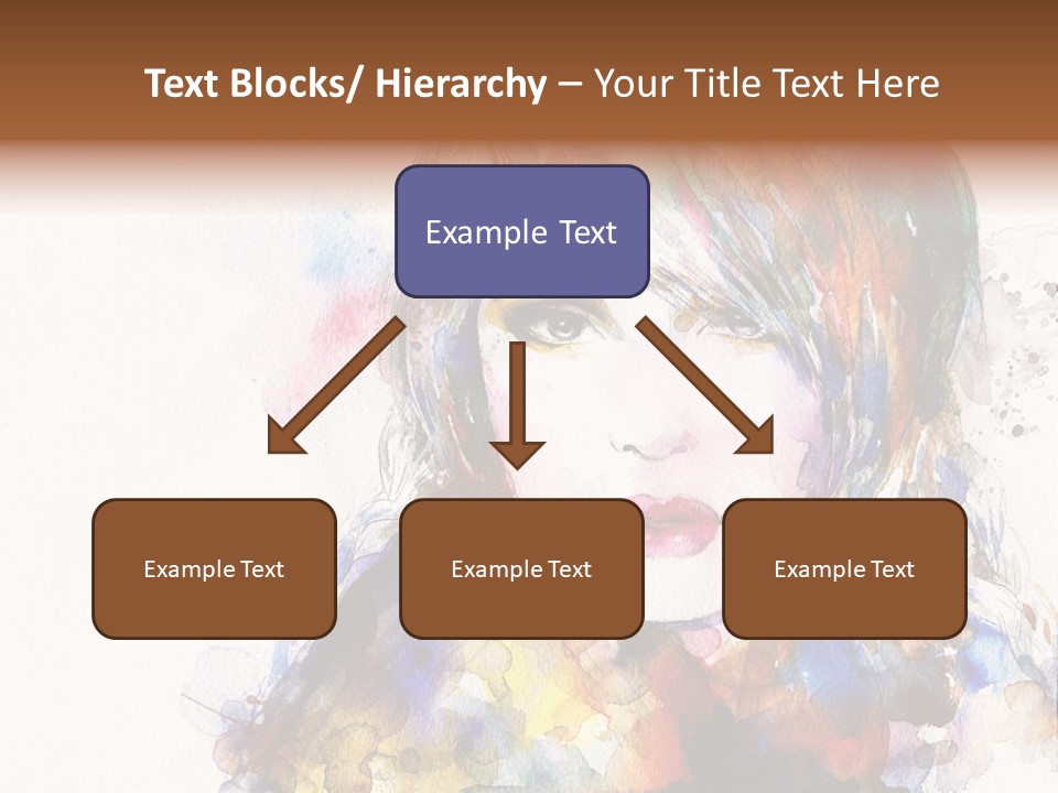 Face Artist Eye PowerPoint Template