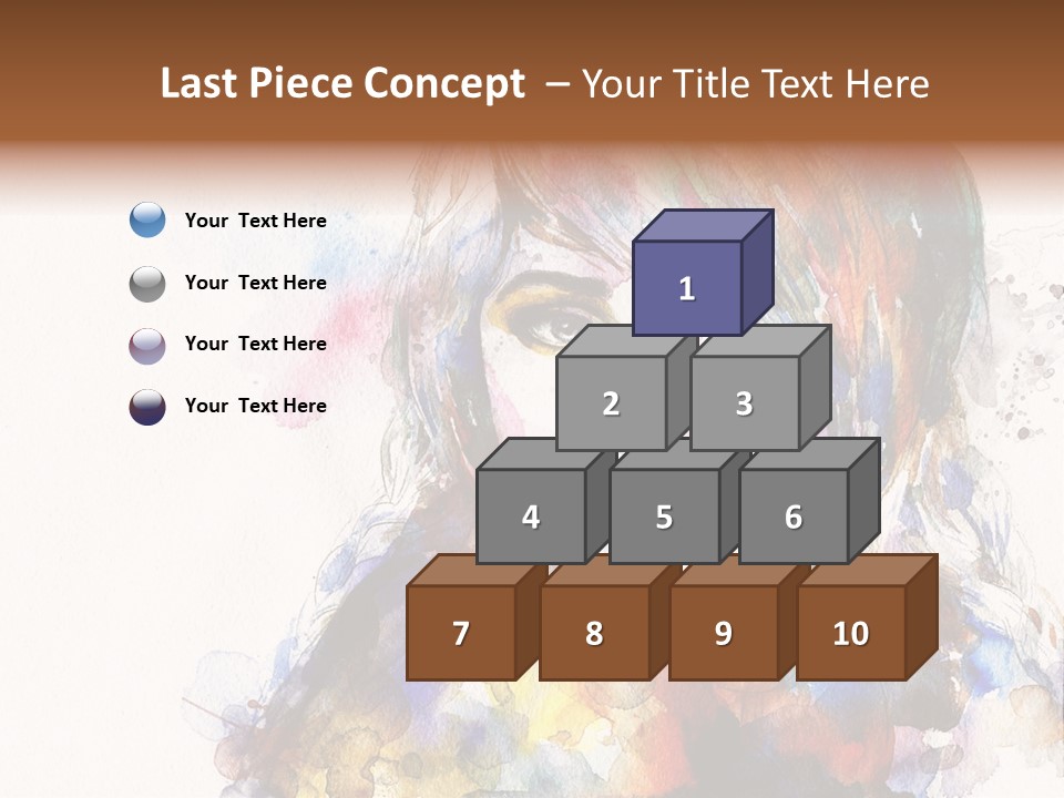 Face Artist Eye PowerPoint Template