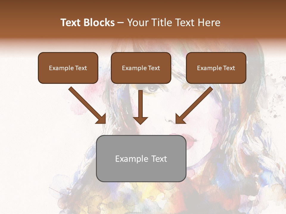 Face Artist Eye PowerPoint Template
