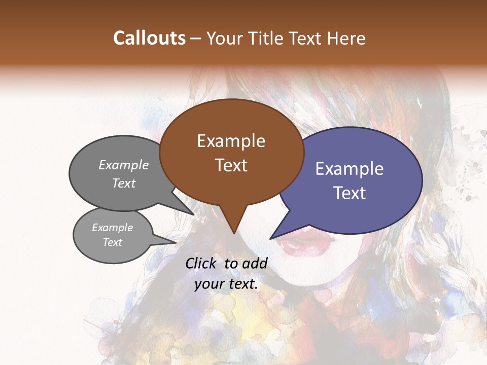 Face Artist Eye PowerPoint Template