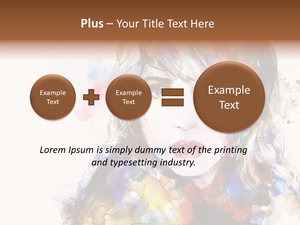 Face Artist Eye PowerPoint Template