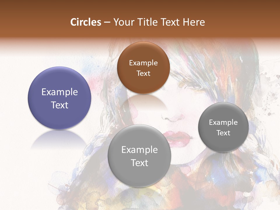 Face Artist Eye PowerPoint Template