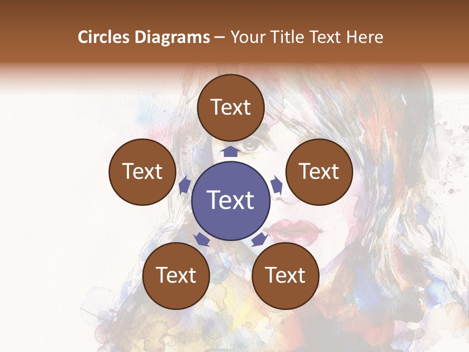 Face Artist Eye PowerPoint Template