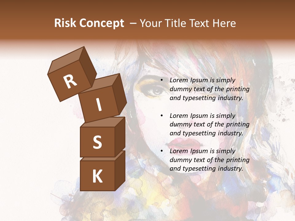 Face Artist Eye PowerPoint Template