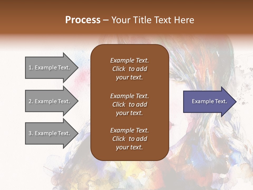Face Artist Eye PowerPoint Template