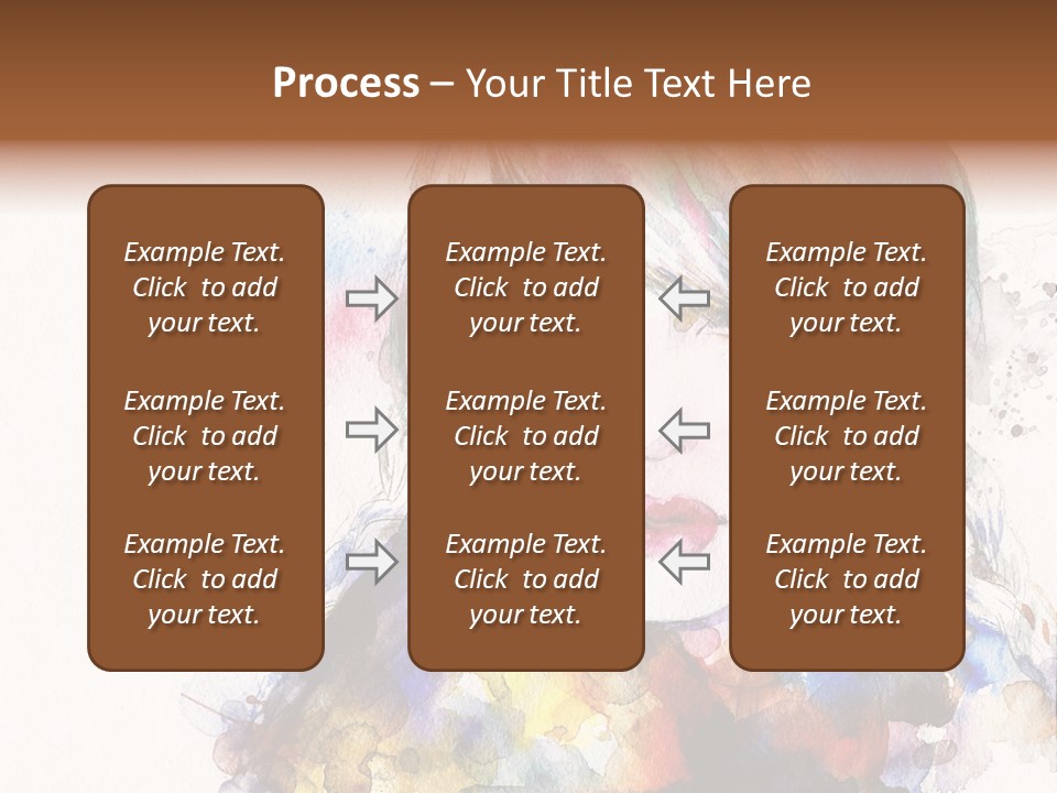 Face Artist Eye PowerPoint Template
