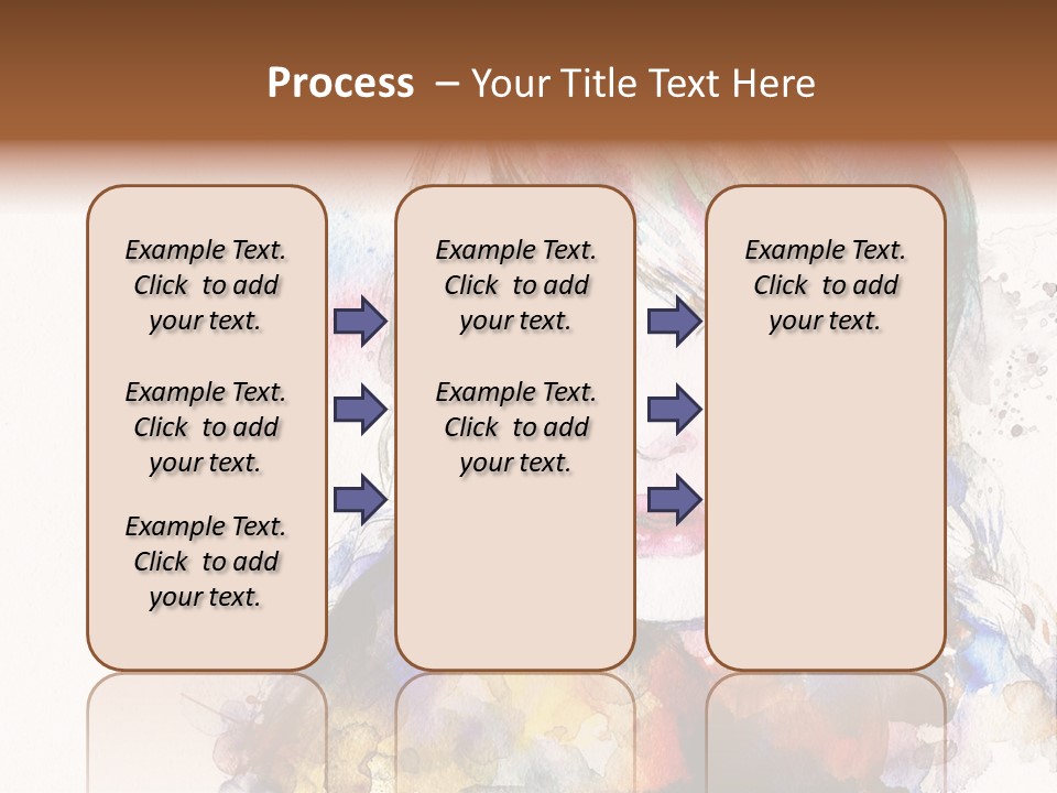 Face Artist Eye PowerPoint Template
