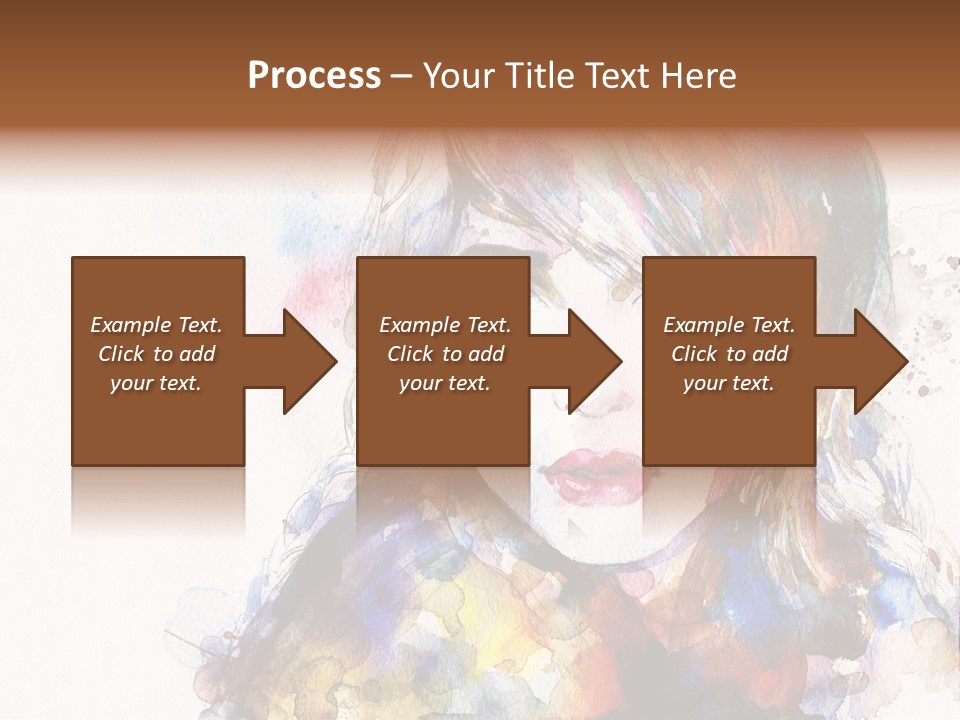 Face Artist Eye PowerPoint Template