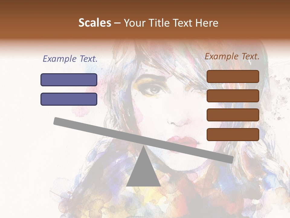 Face Artist Eye PowerPoint Template