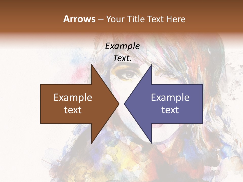 Face Artist Eye PowerPoint Template