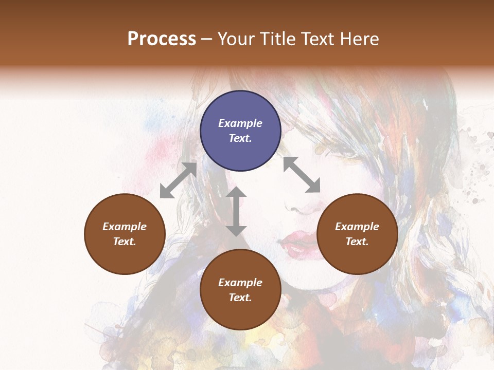 Face Artist Eye PowerPoint Template