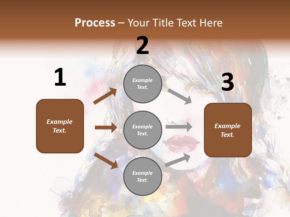 Face Artist Eye PowerPoint Template