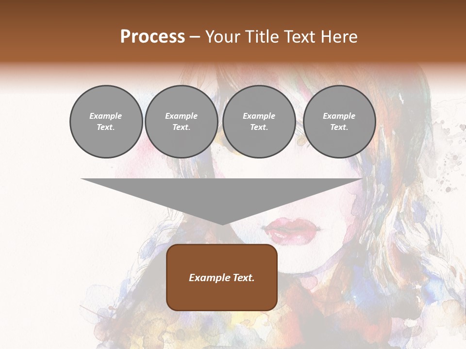 Face Artist Eye PowerPoint Template