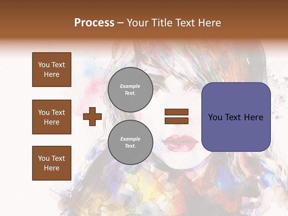 Face Artist Eye PowerPoint Template
