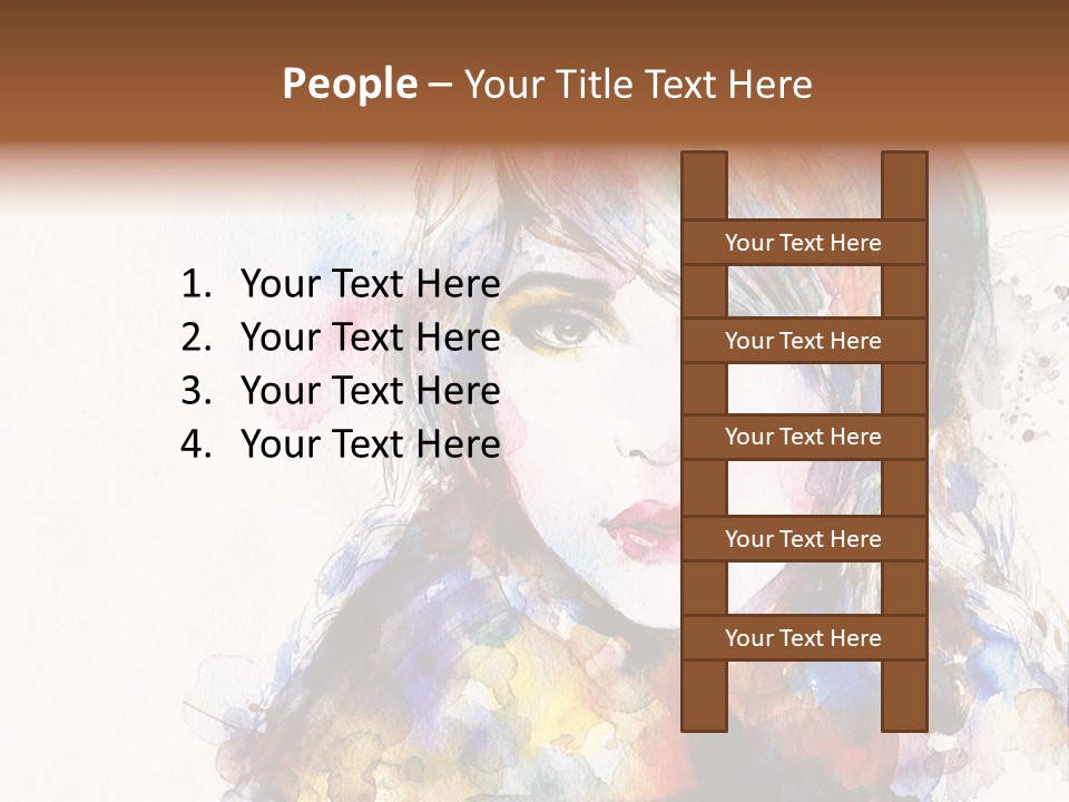 Face Artist Eye PowerPoint Template
