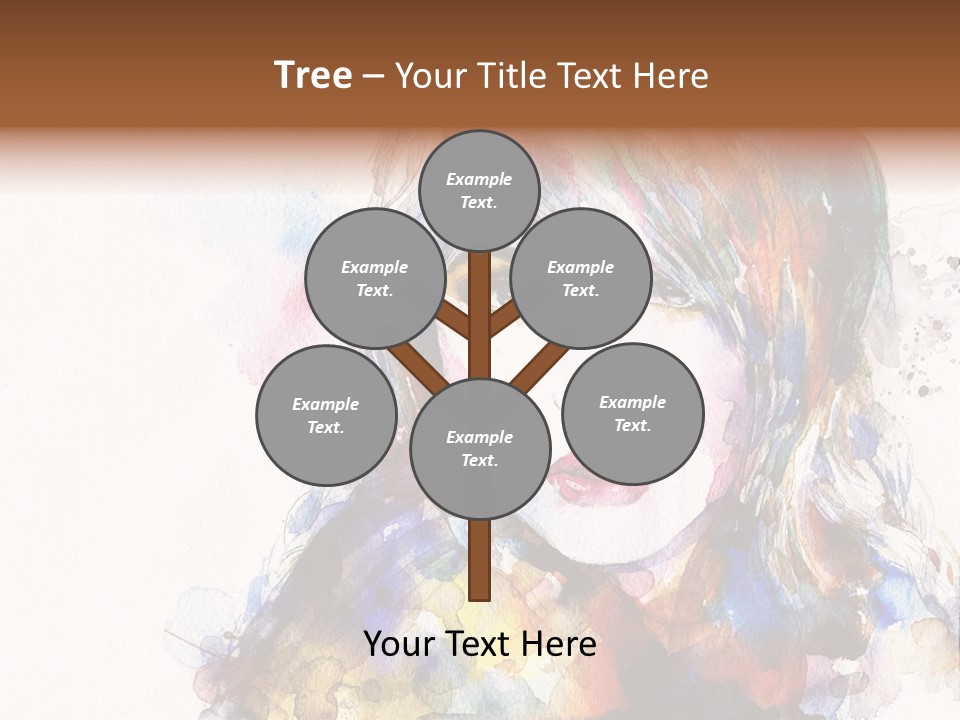 Face Artist Eye PowerPoint Template