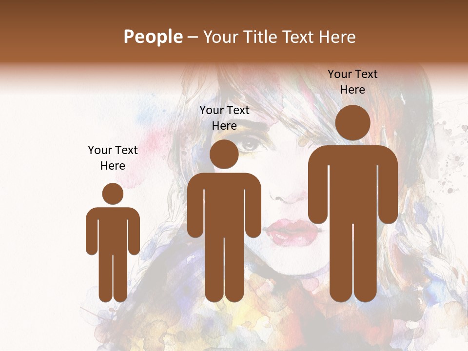 Face Artist Eye PowerPoint Template