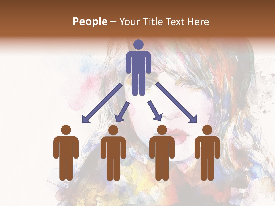 Face Artist Eye PowerPoint Template