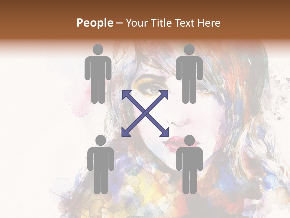 Face Artist Eye PowerPoint Template