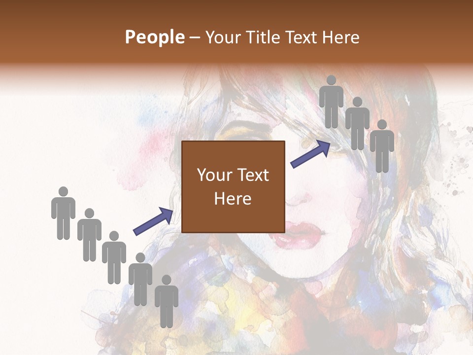 Face Artist Eye PowerPoint Template