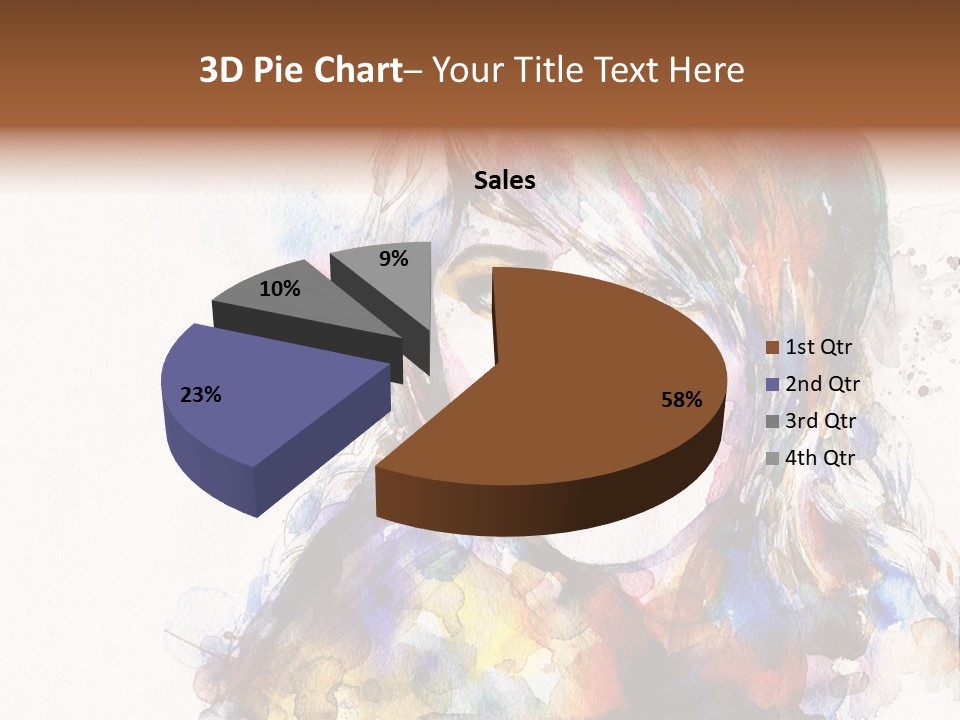 Face Artist Eye PowerPoint Template
