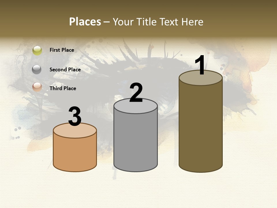 Clipart Reflection Psychedelic PowerPoint Template