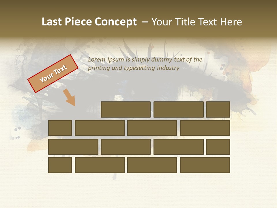 Clipart Reflection Psychedelic PowerPoint Template