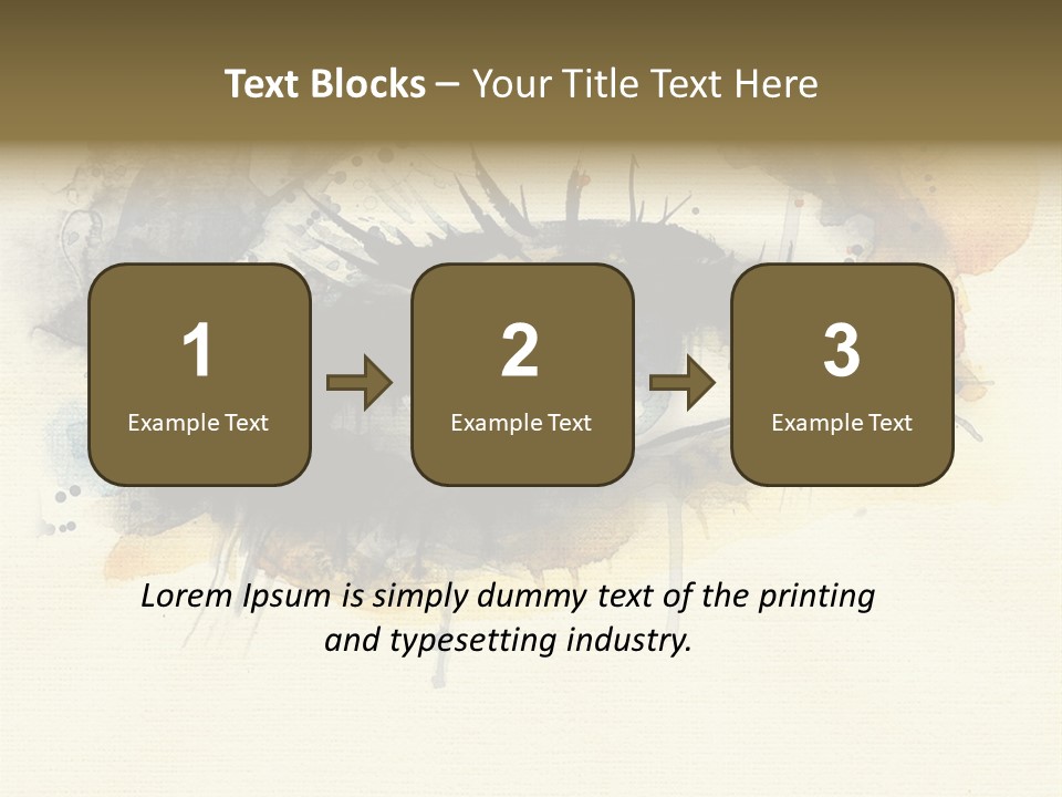 Clipart Reflection Psychedelic PowerPoint Template