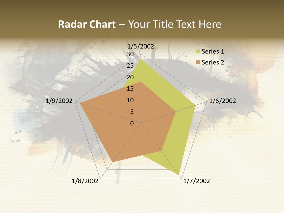 Clipart Reflection Psychedelic PowerPoint Template