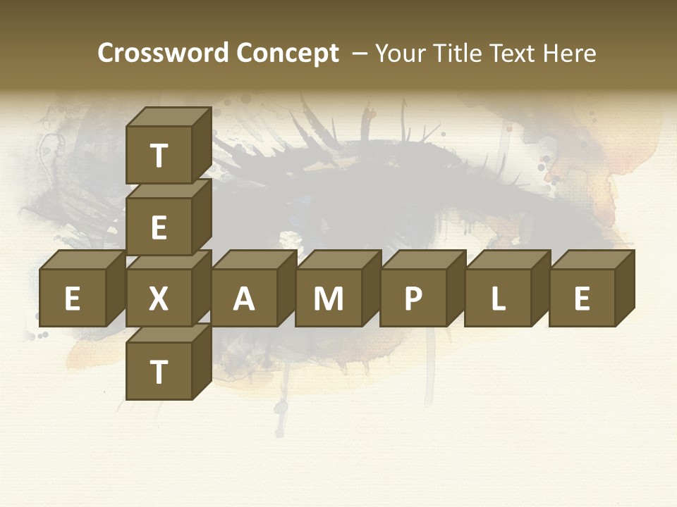 Clipart Reflection Psychedelic PowerPoint Template