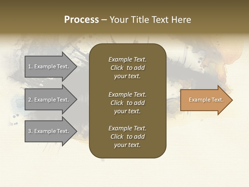 Clipart Reflection Psychedelic PowerPoint Template