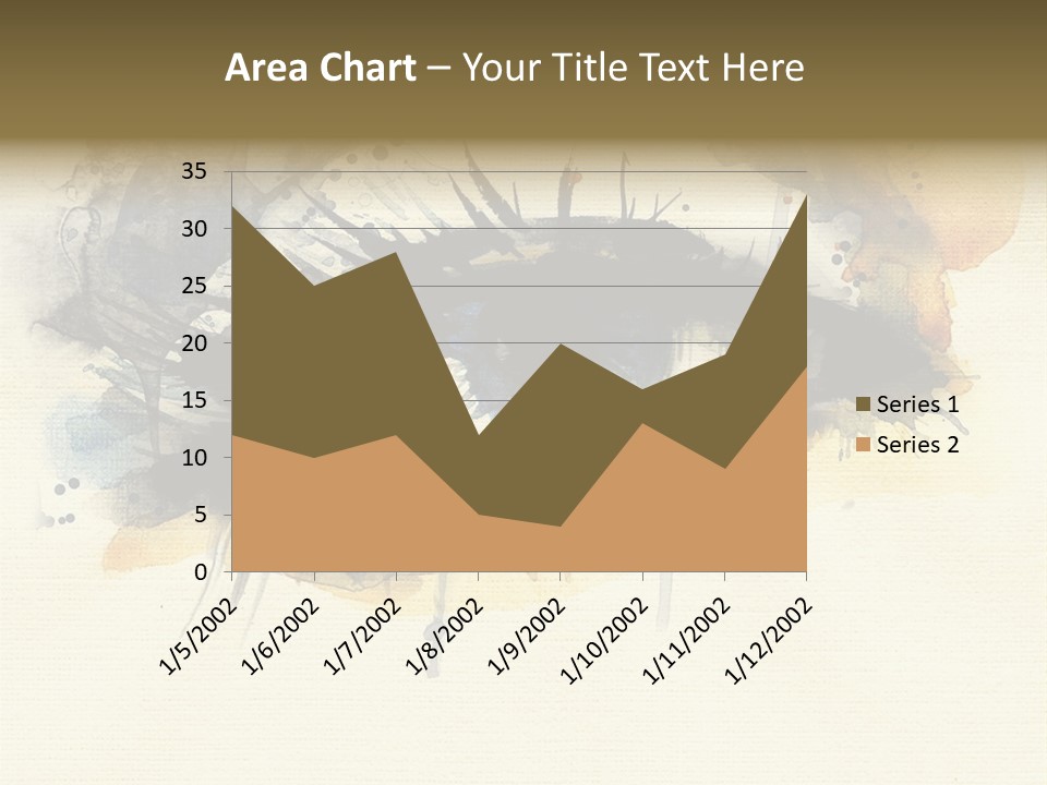Clipart Reflection Psychedelic PowerPoint Template