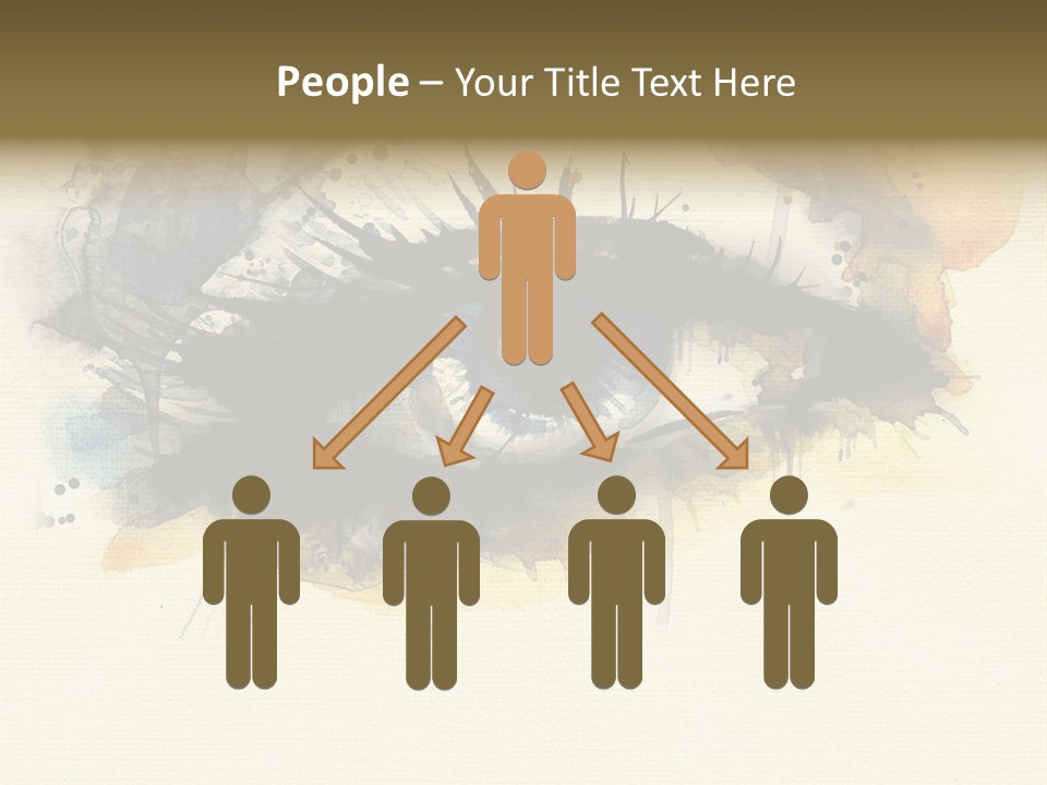 Clipart Reflection Psychedelic PowerPoint Template