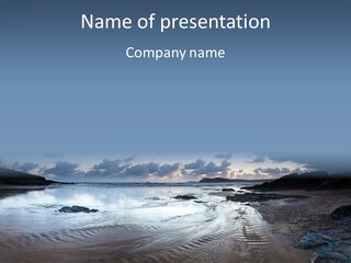 Dramatic English Twilight PowerPoint Template