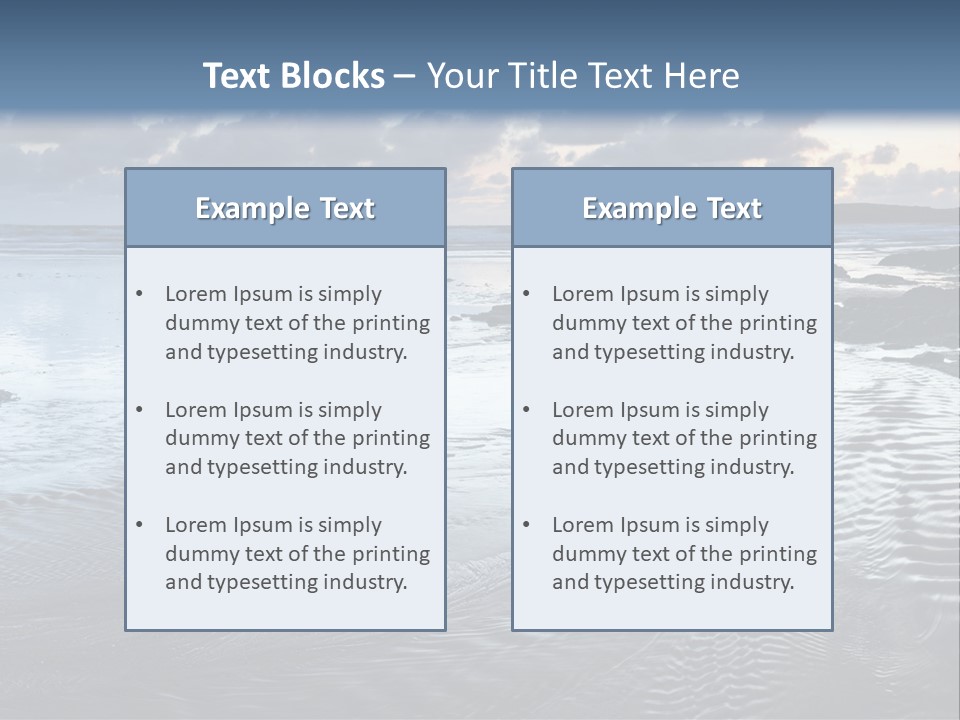 Dramatic English Twilight PowerPoint Template
