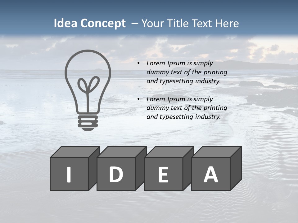 Dramatic English Twilight PowerPoint Template